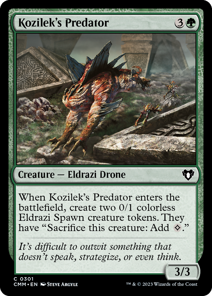 Kozilek's Predator [Commander Masters] | Exor Games Dartmouth