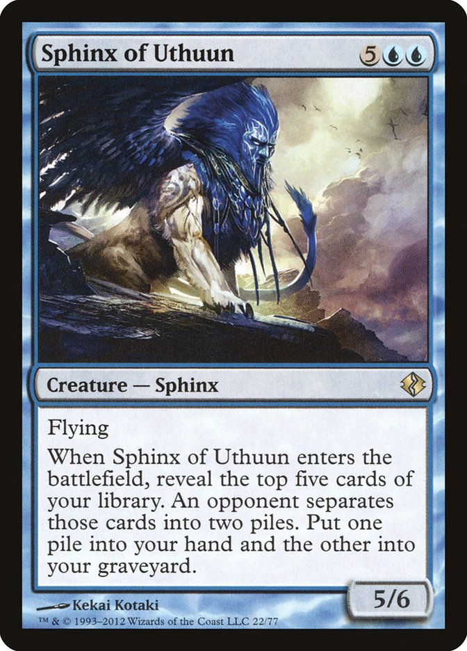Sphinx of Uthuun [Duel Decks: Venser vs. Koth] | Exor Games Dartmouth