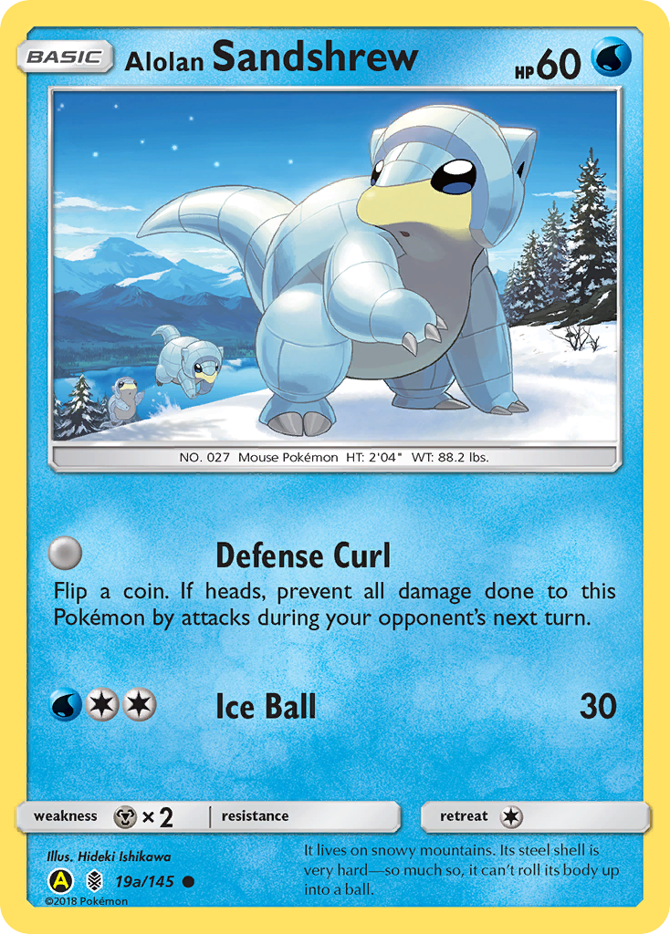 Alolan Sandshrew (19a/145) [Alternate Art Promos] | Exor Games Dartmouth