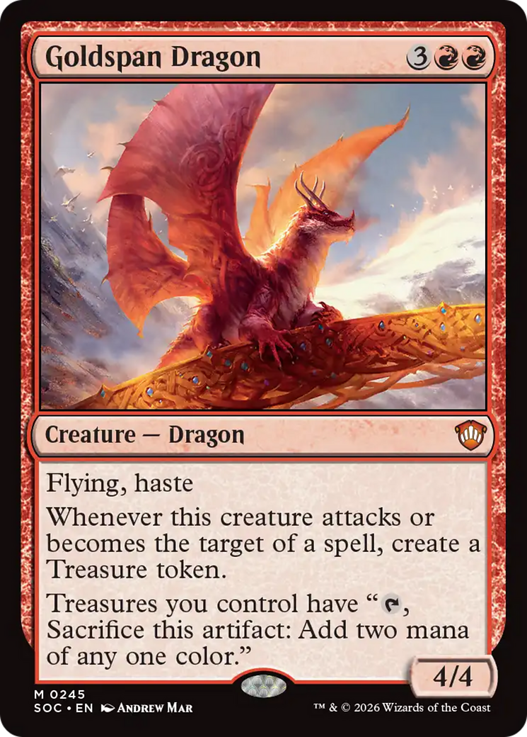 Goldspan Dragon [Secrets of Strixhaven Commander] | Exor Games Dartmouth