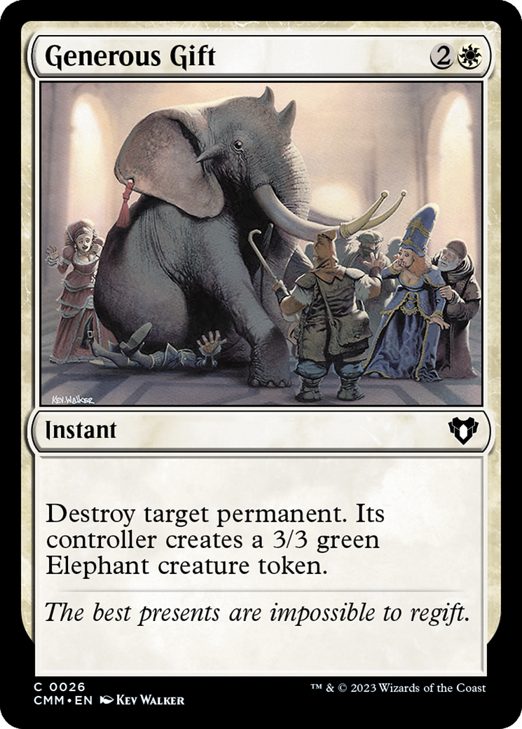 Generous Gift [Commander Masters] | Exor Games Dartmouth