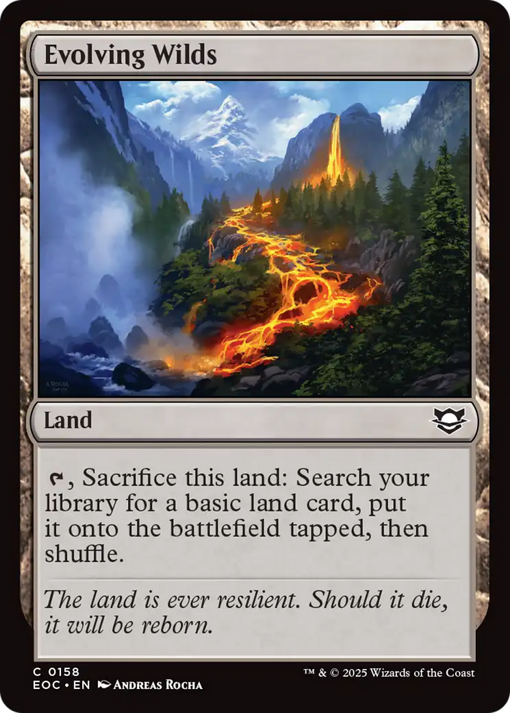 Evolving Wilds [Edge of Eternities Commander] | Exor Games Dartmouth