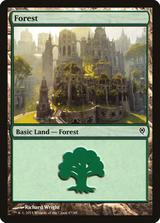 Forest (87) [Duel Decks: Jace vs. Vraska] | Exor Games Dartmouth