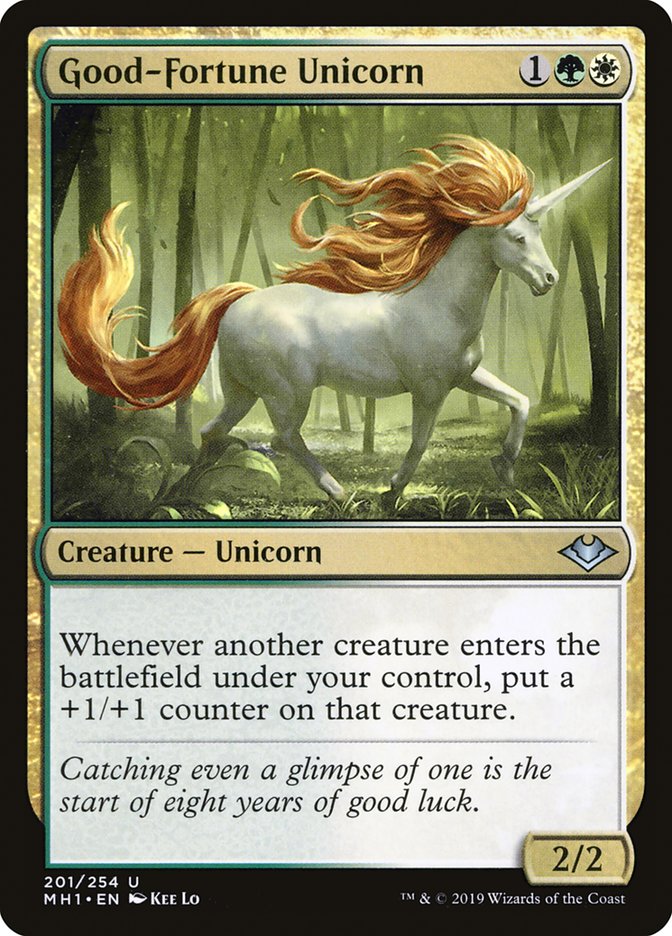 Good-Fortune Unicorn [Modern Horizons] | Exor Games Dartmouth