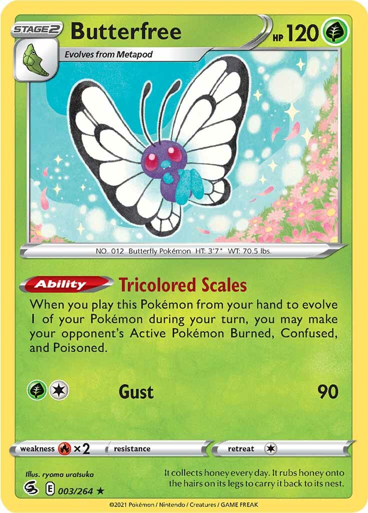 Butterfree (003/264) [Sword & Shield: Fusion Strike] | Exor Games Dartmouth