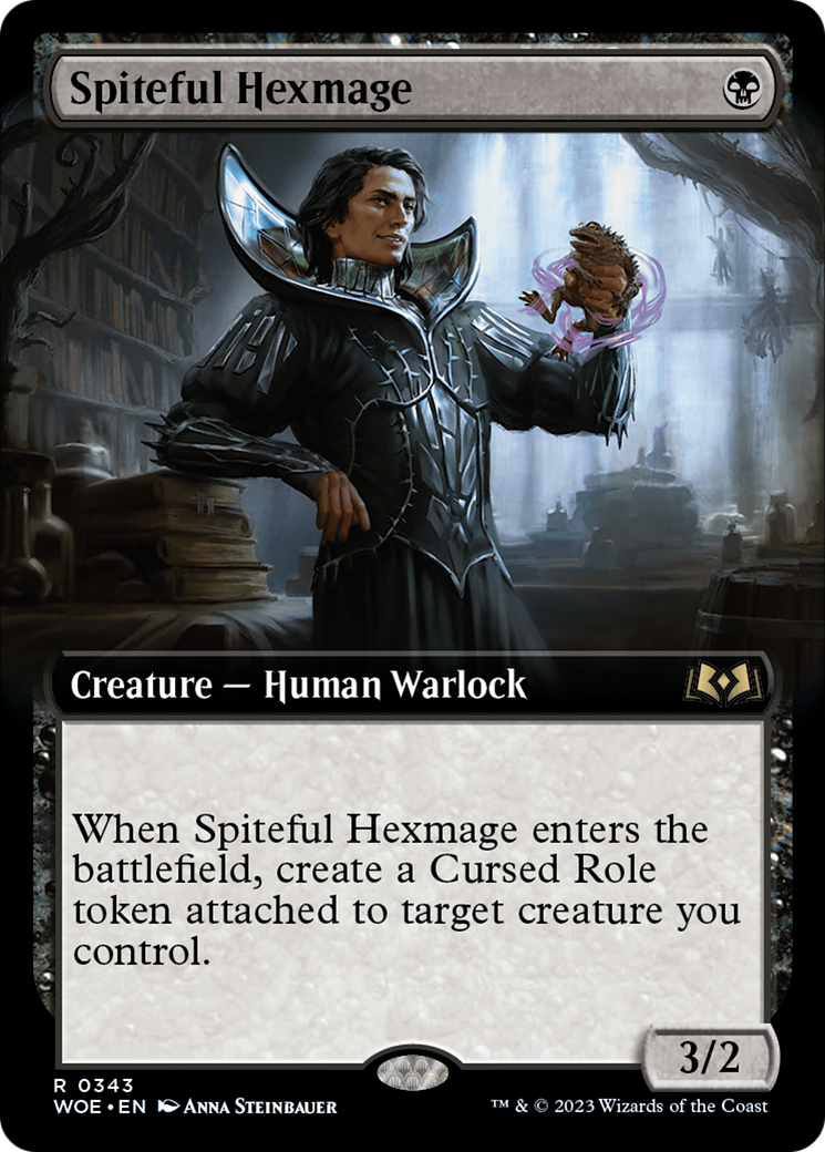 Spiteful Hexmage (Extended Art) [Wilds of Eldraine] | Exor Games Dartmouth