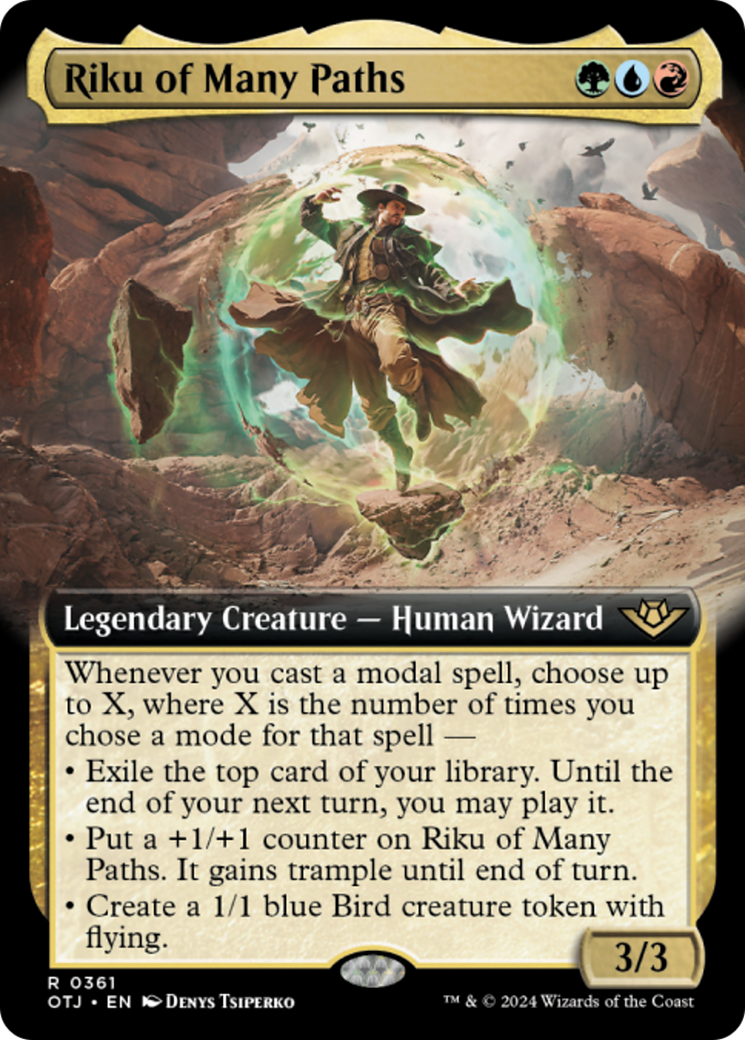 Riku of Many Paths (Extended Art) [Outlaws of Thunder Junction] | Exor Games Dartmouth