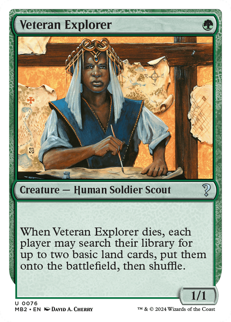 Veteran Explorer (White Border) [Mystery Booster 2] | Exor Games Dartmouth