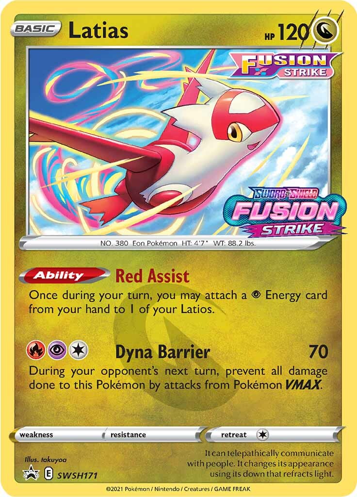 Latias (SWSH171) (Prerelease Promo) [Sword & Shield: Black Star Promos] | Exor Games Dartmouth