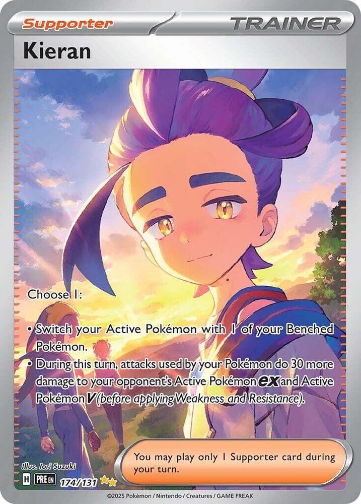 Kieran (174/131) [Scarlet & Violet: Prismatic Evolutions] | Exor Games Dartmouth