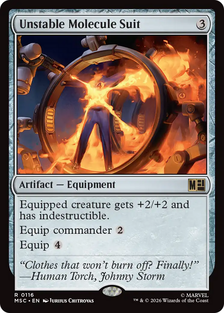 Unstable Molecule Suit (Surge Foil) [Marvel Super Heroes Commander] | Exor Games Dartmouth