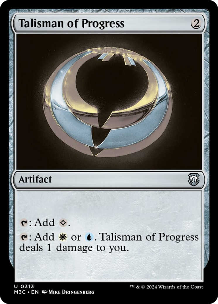 Talisman of Progress (Ripple Foil) [Modern Horizons 3 Commander] | Exor Games Dartmouth