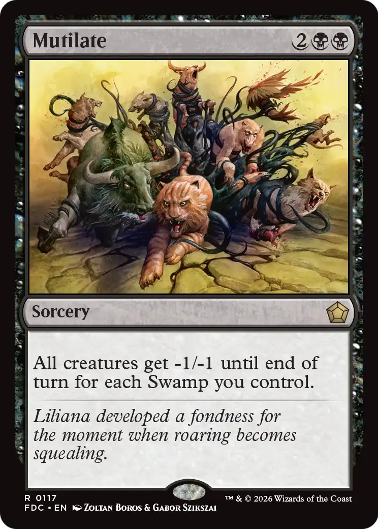 Mutilate [Foundations Commander] | Exor Games Dartmouth