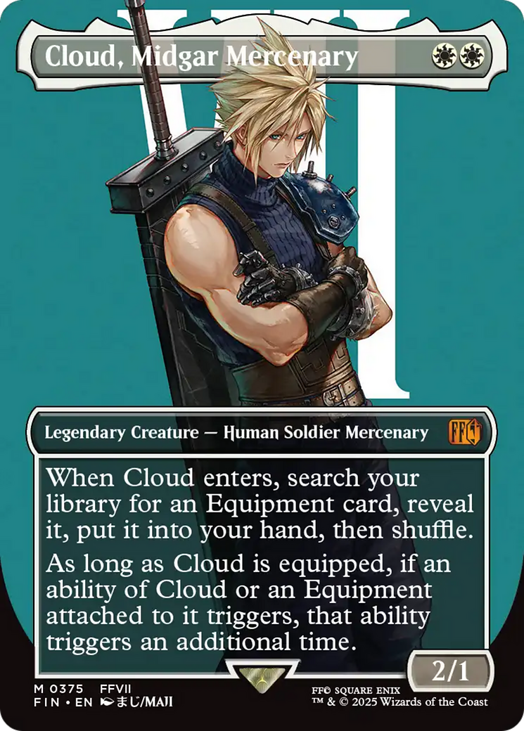 Cloud, Midgar Mercenary (Borderless) [FINAL FANTASY] | Exor Games Dartmouth