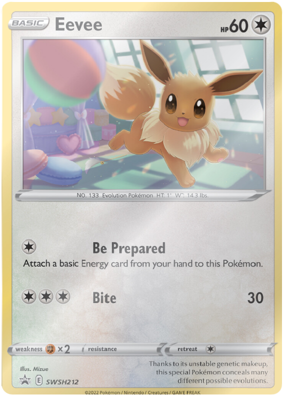 Eevee (SWSH212) [Sword & Shield: Black Star Promos] | Exor Games Dartmouth