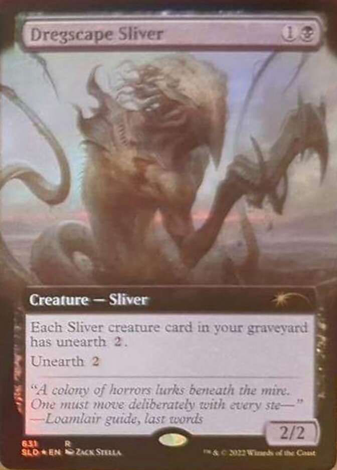 Dregscape Sliver (Extended Art) [Secret Lair Drop Promos] | Exor Games Dartmouth