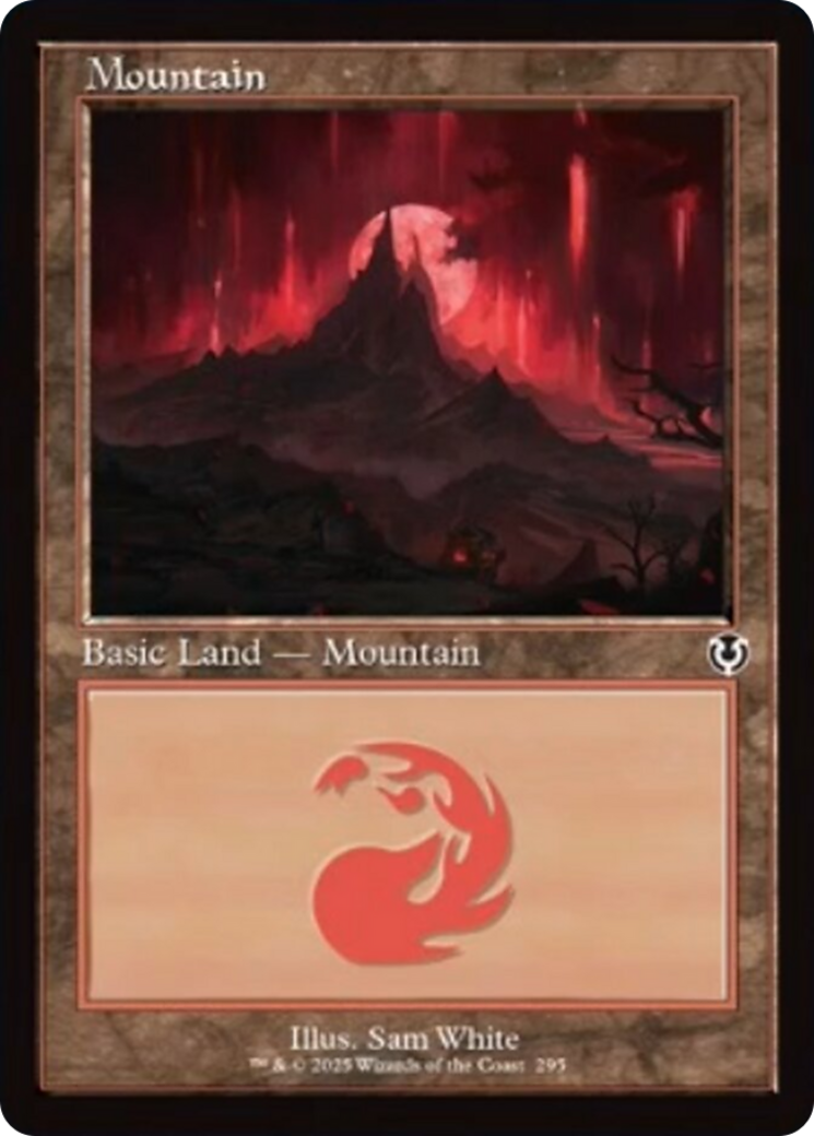 Mountain (295) (Retro Frame) [Innistrad Remastered] | Exor Games Dartmouth