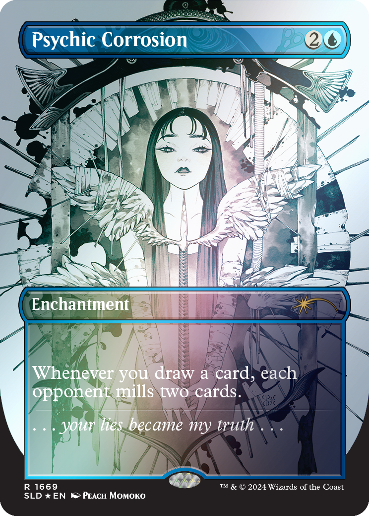 Psychic Corrosion (Rainbow Foil) [Secret Lair Drop Series] | Exor Games Dartmouth