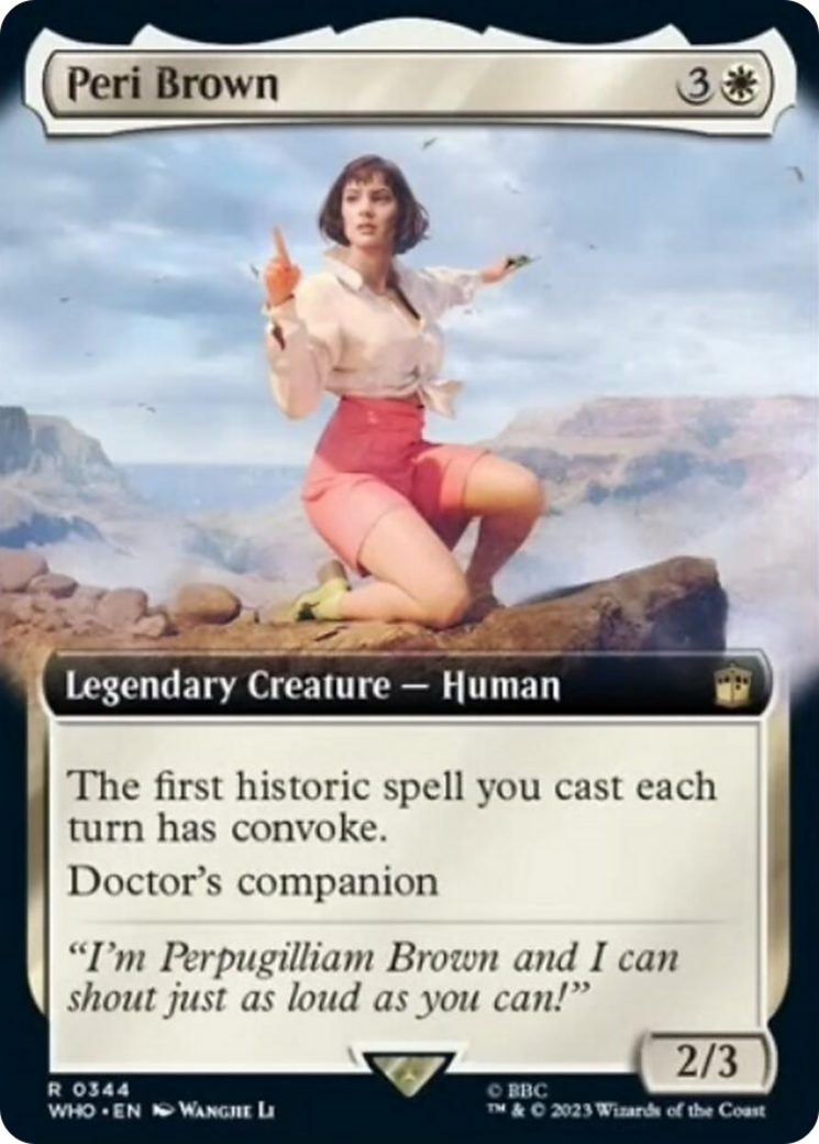 Peri Brown (Extended Art) [Doctor Who] | Exor Games Dartmouth