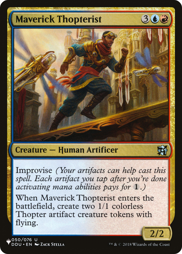 Maverick Thopterist (DDU) [The List] | Exor Games Dartmouth