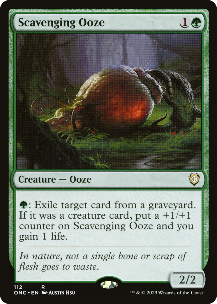 Scavenging Ooze [Phyrexia: All Will Be One Commander] | Exor Games Dartmouth