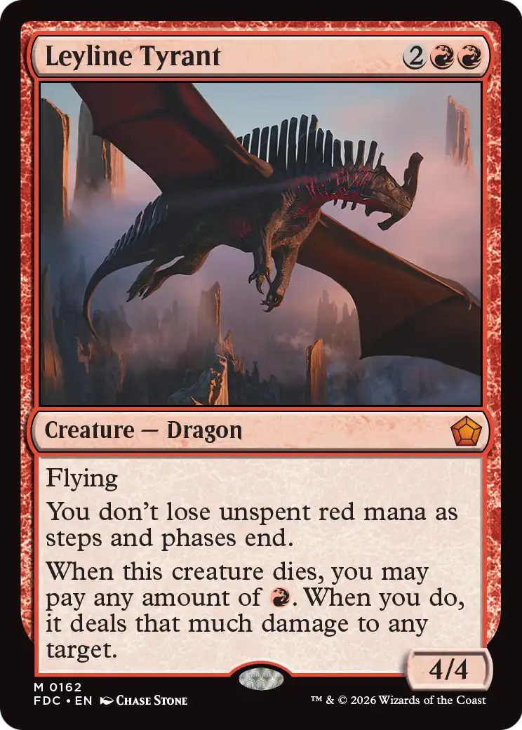 Leyline Tyrant [Foundations Commander] | Exor Games Dartmouth