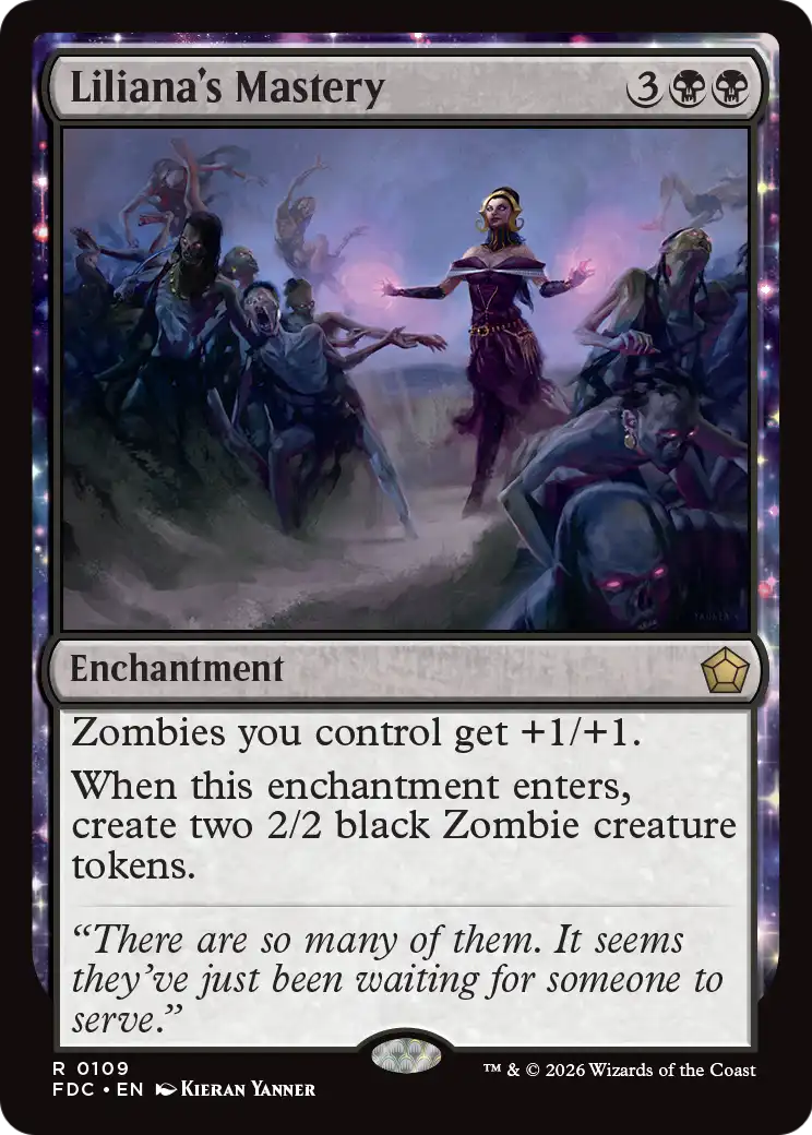 Liliana's Mastery [Foundations Commander] | Exor Games Dartmouth
