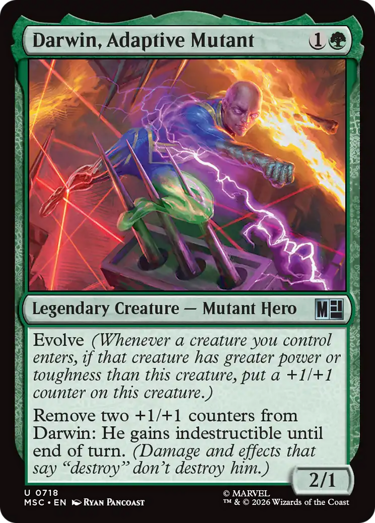 Darwin, Adaptive Mutant [Marvel Super Heroes Commander] | Exor Games Dartmouth