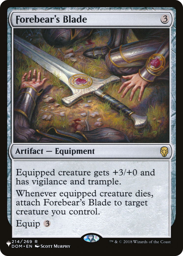 Forebear's Blade [The List] | Exor Games Dartmouth