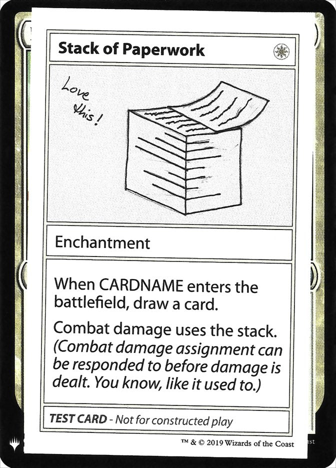 Stack of Paperwork [Mystery Booster Playtest Cards] | Exor Games Dartmouth