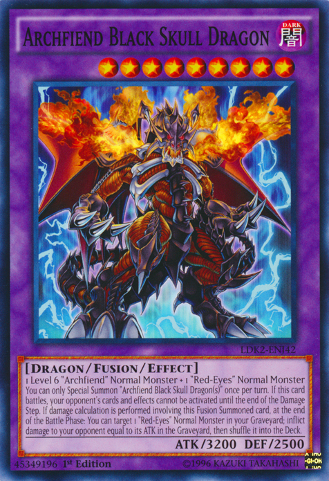 Archfiend Black Skull Dragon [LDK2-ENJ42] Common | Exor Games Dartmouth