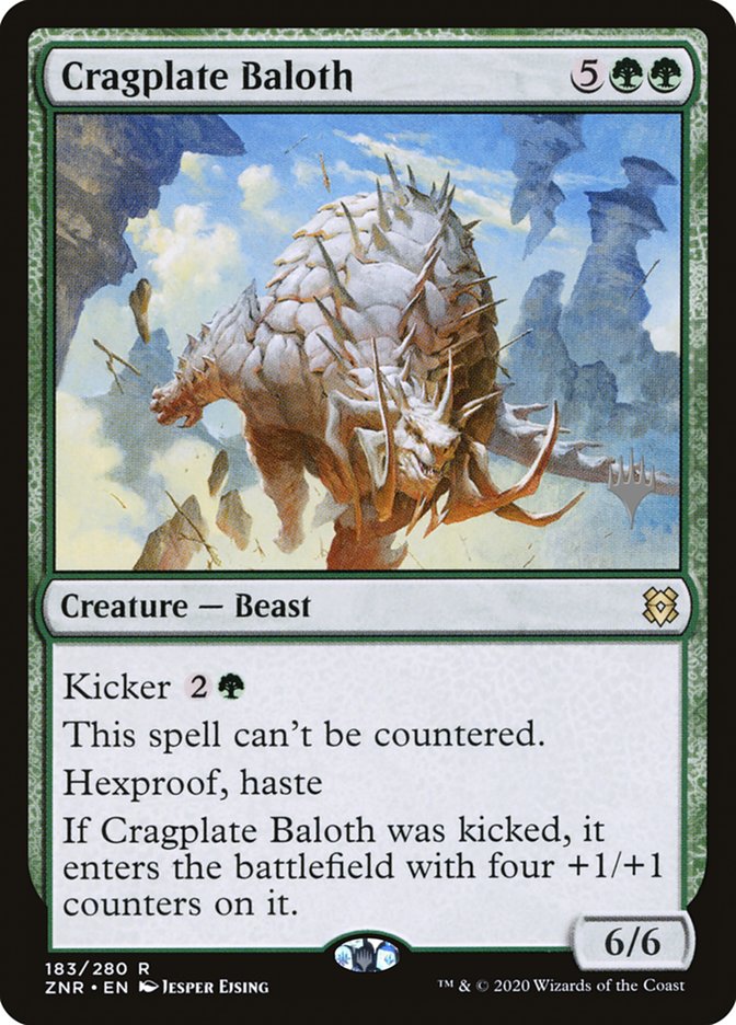 Cragplate Baloth (Promo Pack) [Zendikar Rising Promos] | Exor Games Dartmouth