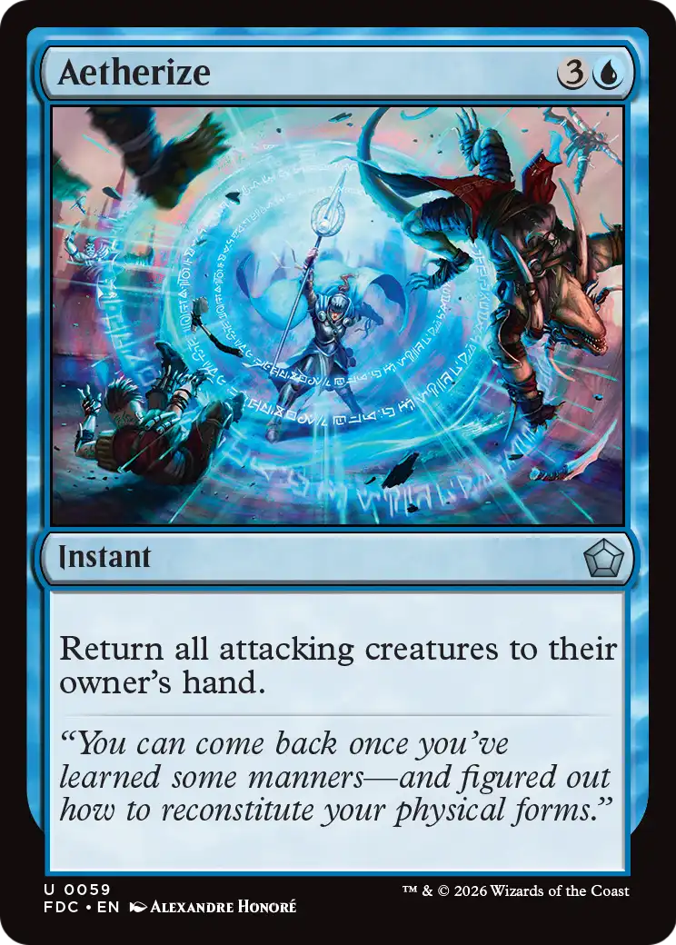 Aetherize [Foundations Commander] | Exor Games Dartmouth