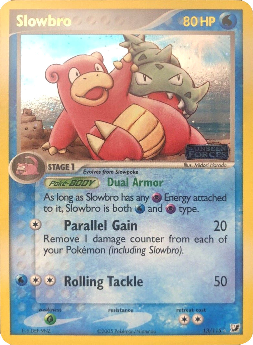 Slowbro (13/115) (Stamped) [EX: Unseen Forces] | Exor Games Dartmouth