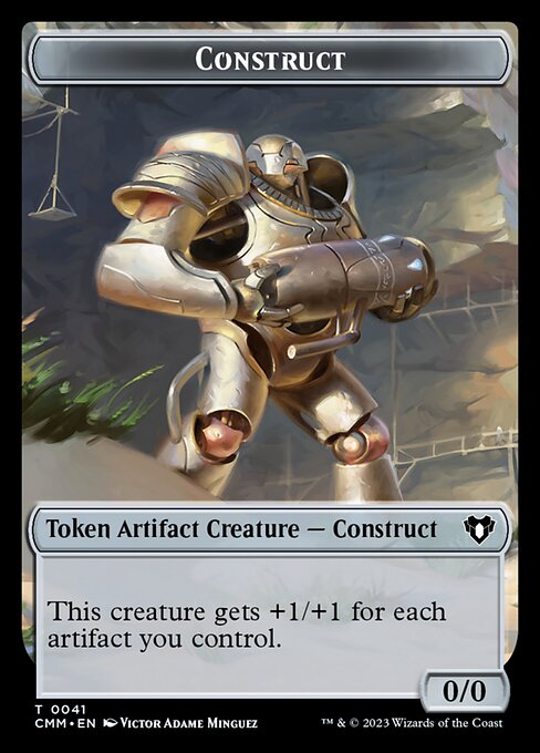 Servo // Construct (0041) Double-Sided Token [Commander Masters Tokens] | Exor Games Dartmouth