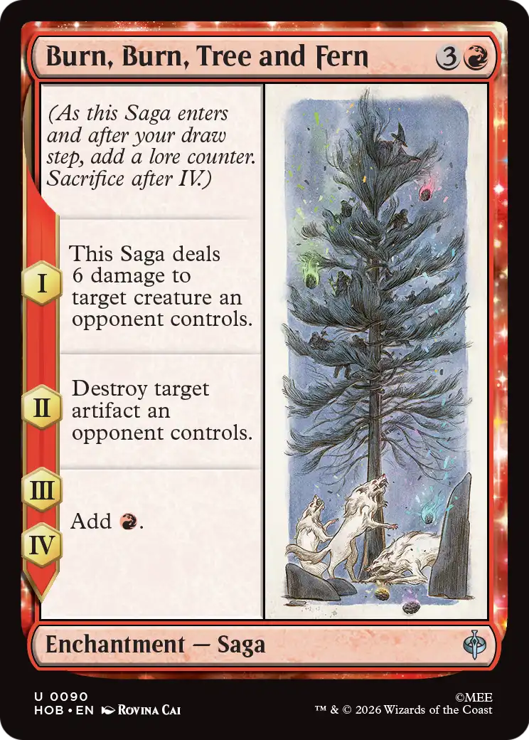 Burn, Burn, Tree and Fern [The Hobbit] | Exor Games Dartmouth