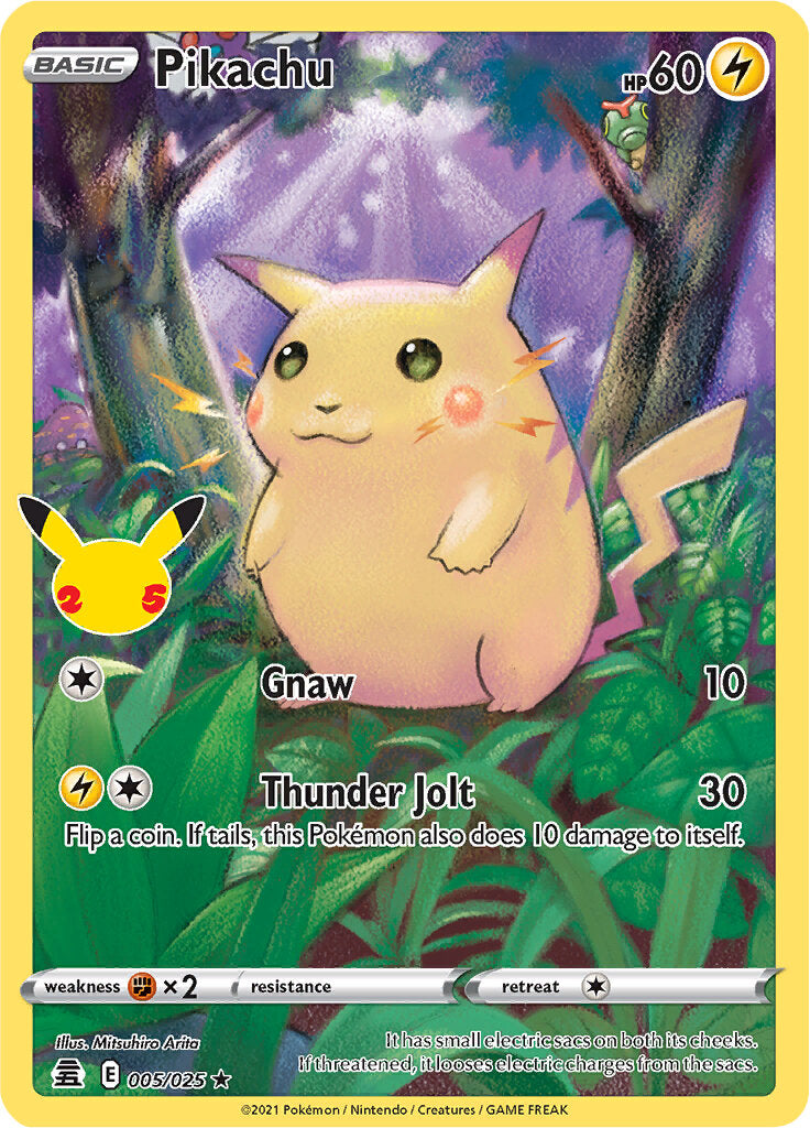 Pikachu (005/025) [Celebrations: 25th Anniversary] | Exor Games Dartmouth