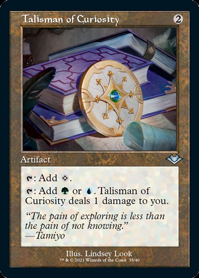 Talisman of Curiosity (Retro Foil Etched) [Modern Horizons] | Exor Games Dartmouth