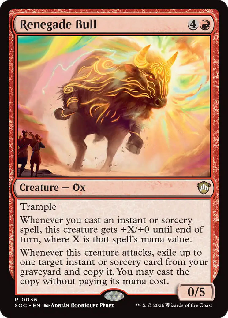 Renegade Bull [Secrets of Strixhaven Commander] | Exor Games Dartmouth