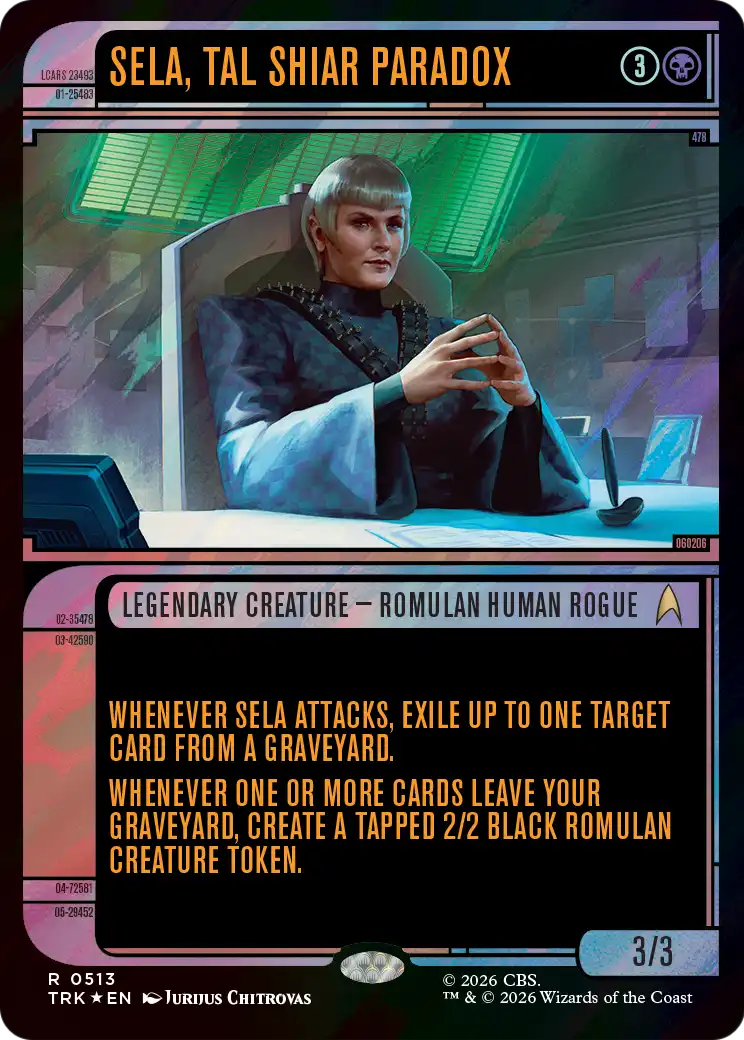 Sela, Tal Shiar Paradox (Showcase) (Surge Foil) [Star Trek] | Exor Games Dartmouth
