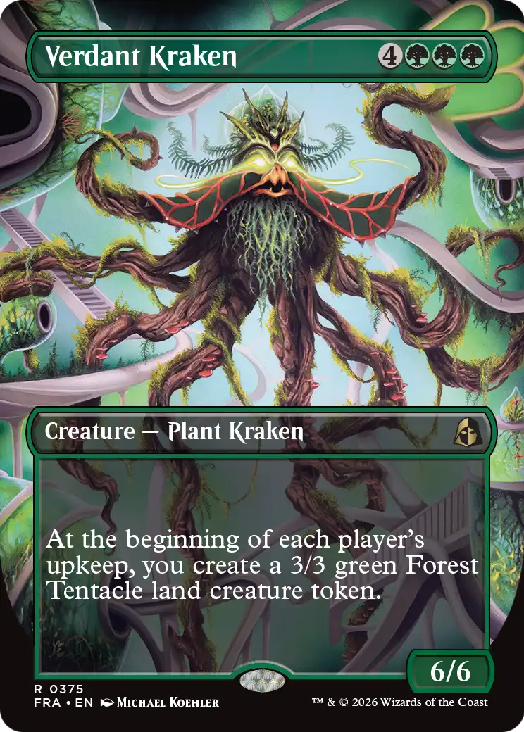 Verdant Kraken (Borderless) [Reality Fracture] | Exor Games Dartmouth
