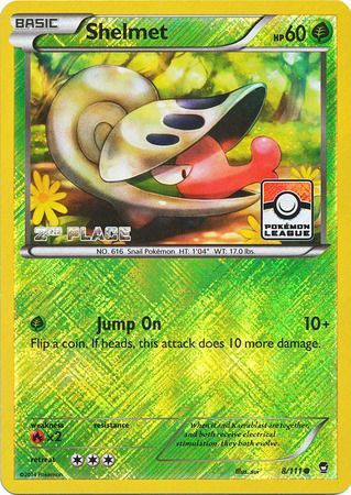 Shelmet (8/111) (League Promo 2nd Place) [XY: Furious Fists] | Exor Games Dartmouth