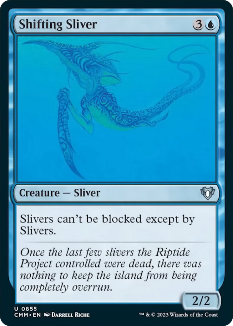 Shifting Sliver [Commander Masters] | Exor Games Dartmouth