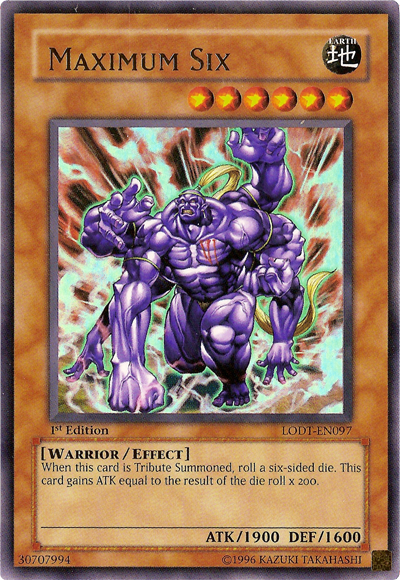 Maximum Six [LODT-EN097] Ultra Rare | Exor Games Dartmouth
