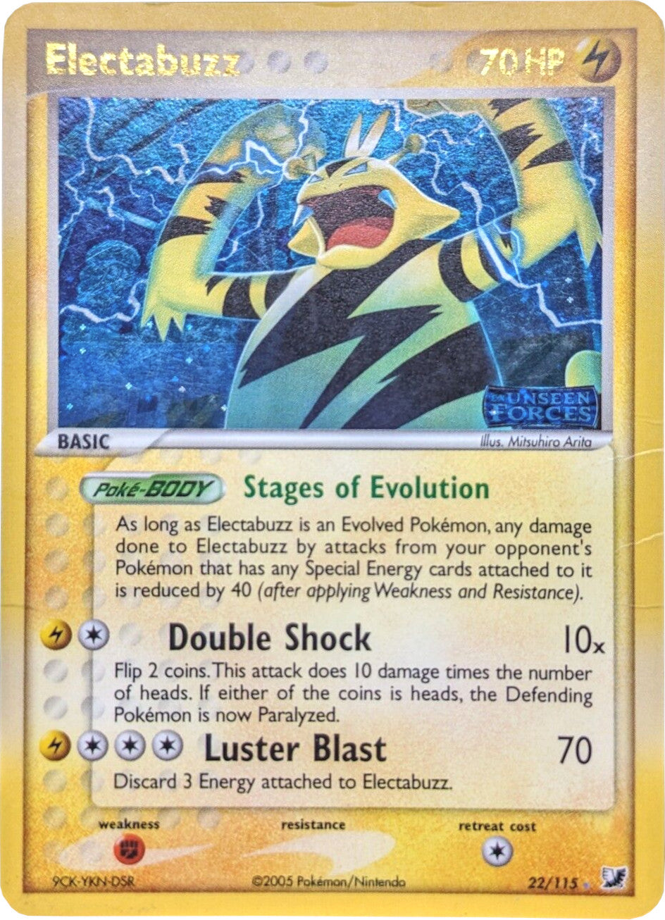 Electabuzz (22/115) (Stamped) [EX: Unseen Forces] | Exor Games Dartmouth