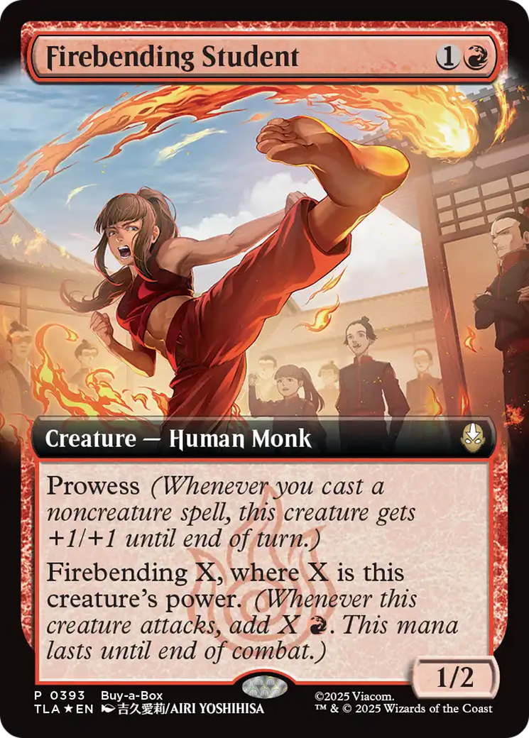 Firebending Student (Extended Art) [Avatar: The Last Airbender Promos] | Exor Games Dartmouth