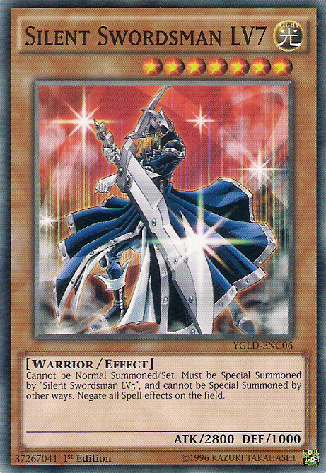 Silent Swordsman LV7 [YGLD-ENC06] Common | Exor Games Dartmouth