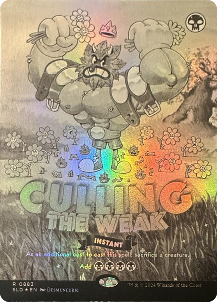 Culling the Weak (Black & White Foil) [Secret Lair Drop Series] | Exor Games Dartmouth