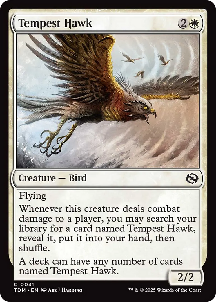 Tempest Hawk [Tarkir: Dragonstorm] | Exor Games Dartmouth