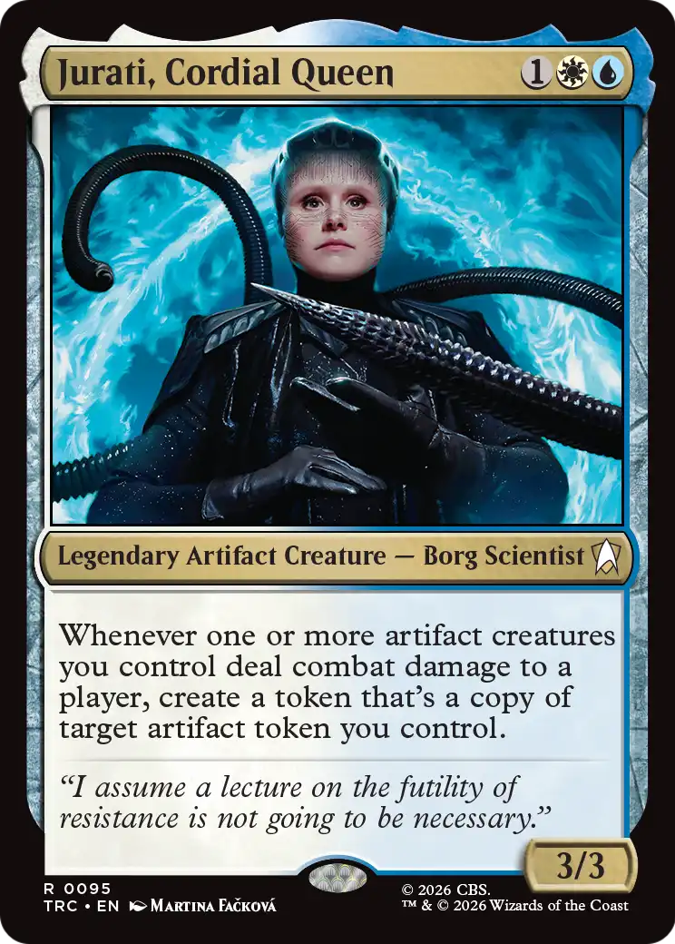 Jurati, Cordial Queen (Surge Foil) [Star Trek Commander] | Exor Games Dartmouth
